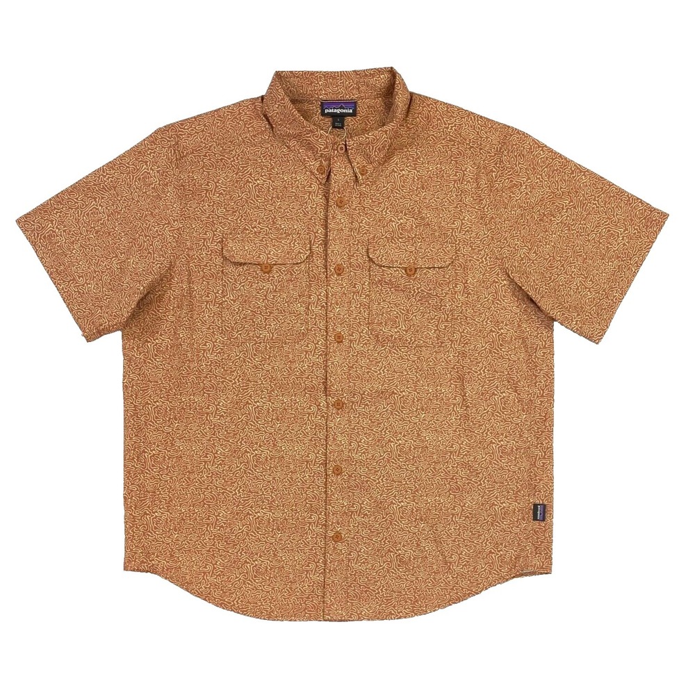 Patagonia Men's Size Small UPF 40+ Self Guided Hike Button Front Shirt NEW